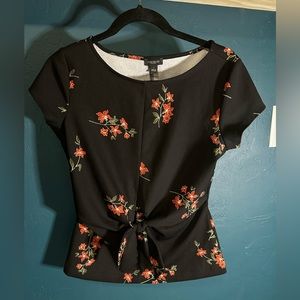 Ann Taylor Floral Blouse Small